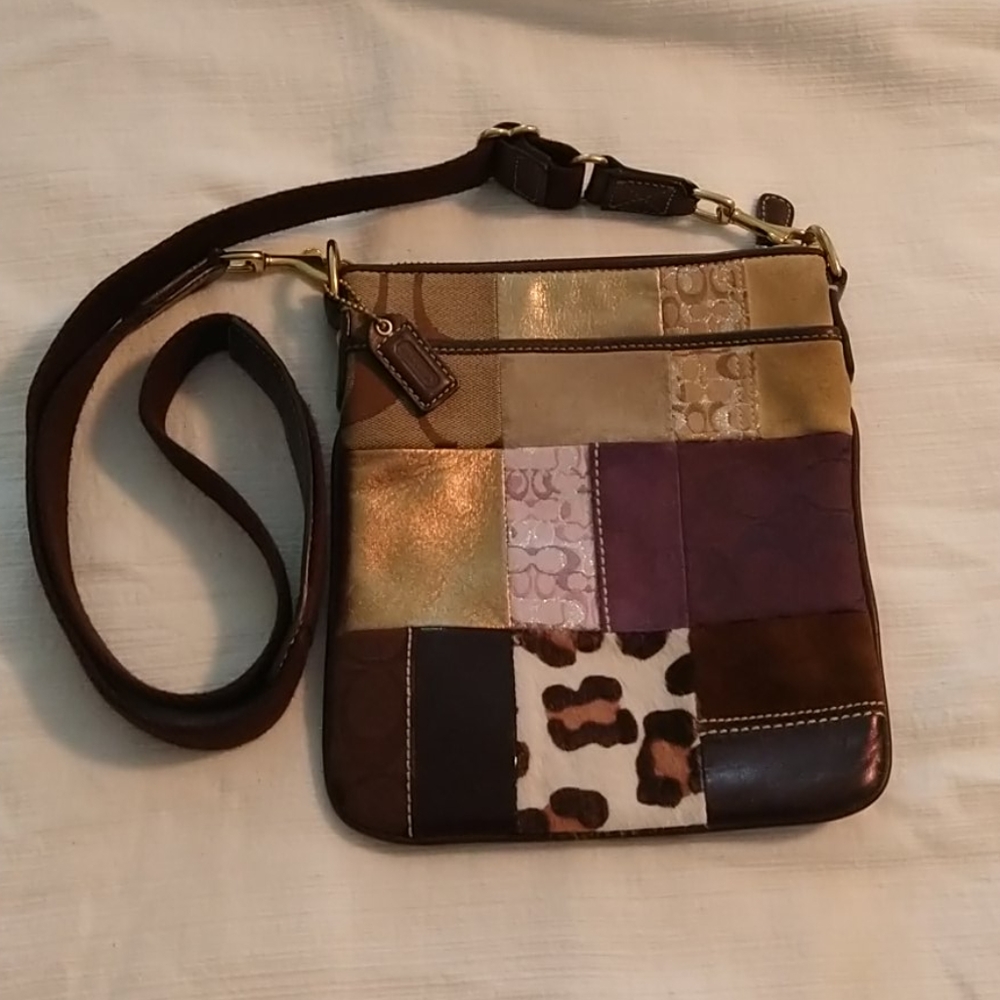 Coach Patchwork Messenger/Crossbody Bag